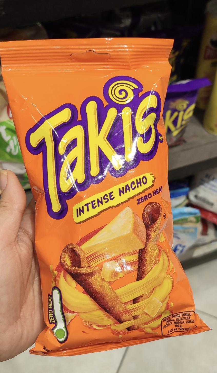 چیپس تاکیس‌ 90 گرمی lntense nacho
