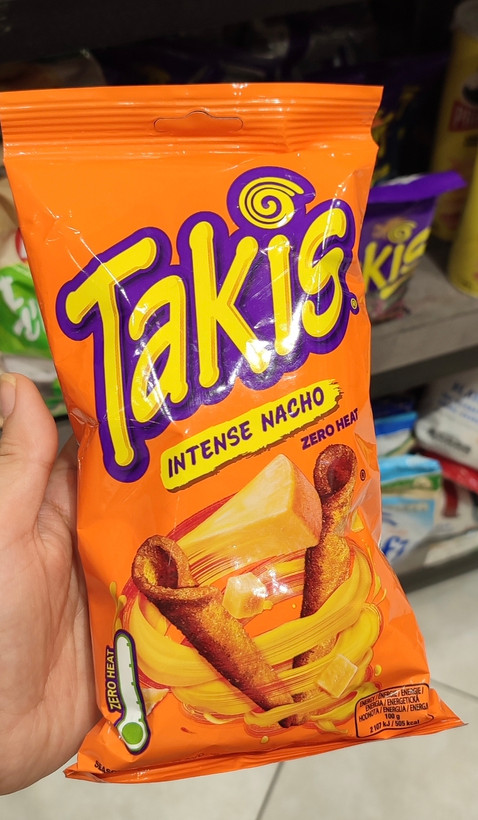 چیپس تاکیس 90 گرمی lntense nacho