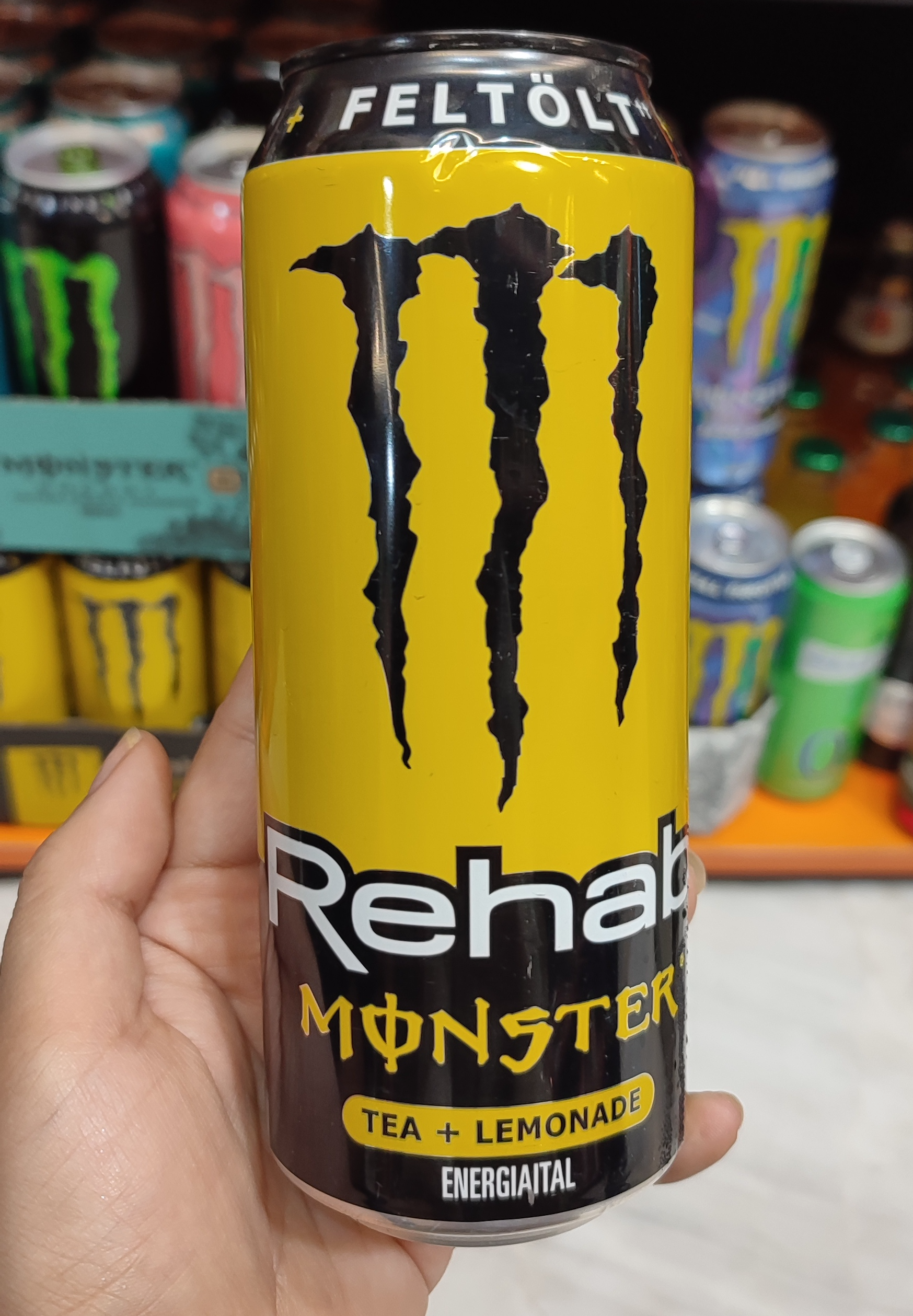 نوشیدنی مانستر ۵۰۰ میلی لیتر Monster Tea + Lemonade