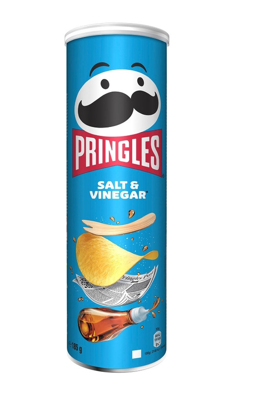 چیپس پرینگلز pringles مدل سرکه نمکی salt & vinegar وزن 165 گرم (اورجینال)