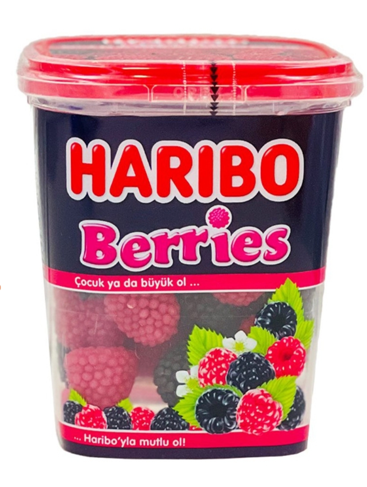 پاستیل توت دو رنگ ۱۷۵ گرم جعبه هاریبو – haribo