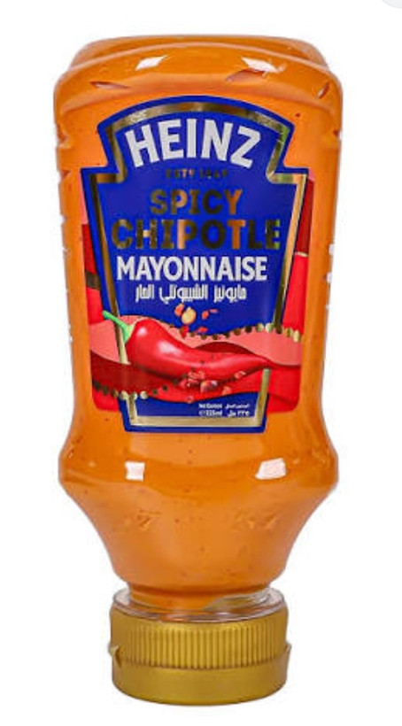 سس مایونز چیپوتله فلفلی دودی (هاینز) 225 گرم HEINZ CHIPOTLE MAYONNAISE SAUCE