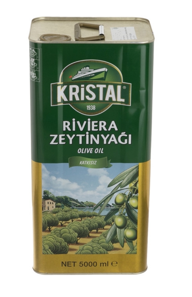 روغن زیتون ۵ لیتری کریستال سبز وارداتی ترکیه