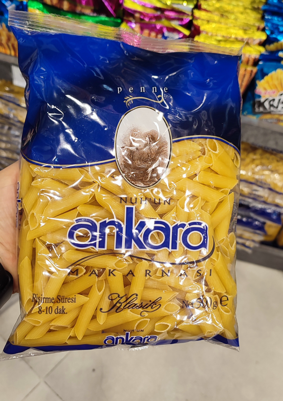 ماکارونی آنکارا پنه ۵۰۰ گرمی