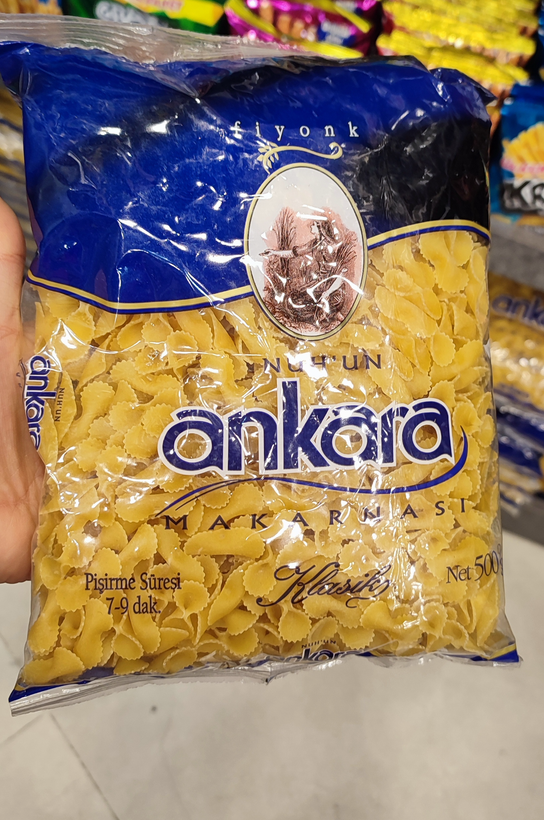 ماکارونی آنکارا فرمی فیونک Fiyonk (پاپیونی) | 500 گرم