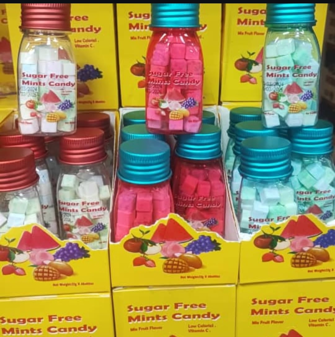 آبنبات نعنایی بدون قند Sugar Free Mints Candy جعبه 6 عددی