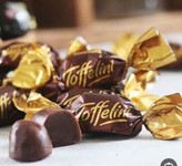تافی مغزدار شکلاتی تلخ روشن Roshen مدل Toffelini ( بسته یک کیلویی )